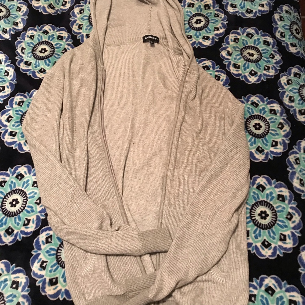 Carbon Large zip up jacket